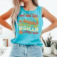 The Girl With The Books Became The Woman Writing Them Comfort Colors Tank Top Light Green