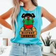 Girl Kid Reading Book Black History Month Bookworm Comfort Colors Tank Top Light Green Girl Kid Reading Book Black History Month Bookworm Comfort Colors Tank Top Light Green