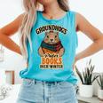 Groundhogs Prefer Books Over Winter February Comfort Colors Tank Top Light Green Groundhogs Prefer Books Over Winter February Comfort Colors Tank Top Light Green