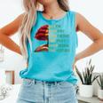 Honoring Past Inspiring Future History Month Tree Book Comfort Colors Tank Top Light Green