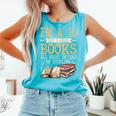 I'm A 10 But I Read Books All Night Bookworm Reader Reading Comfort Colors Tank Top Light Green
