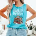 I'm Booked For The Winter Book Lover Comfort Colors Tank Top Light Green