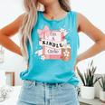 I'm A Kindle Girlie Book Lover Bookish Comfort Colors Tank Top Light Green