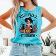 I'm Reading Halloween Witch Book Lover Comfort Colors Tank Top Light Green I'm Reading Halloween Witch Book Lover Comfort Colors Tank Top Light Green