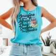 Imagine Being Afraid Of Drag Queens & Books Equality Comfort Colors Tank Top Light Green