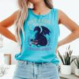 Just a Girl Who Loves Dragons And Books Fantasy Comfort Colors Tank Top Light Green Just a Girl Who Loves Dragons And Books Fantasy Comfort Colors Tank Top Light Green