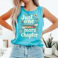 Just One More Chapter Book Reading Floral Teacher Book Lover Comfort Colors Tank Top Light Green Just One More Chapter Book Reading Floral Teacher Book Lover Comfort Colors Tank Top Light Green