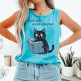 Just One More Chapter Bookworm Cat Book Lover Comfort Colors Tank Top Light Green Just One More Chapter Bookworm Cat Book Lover Comfort Colors Tank Top Light Green