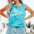 Just One More Chapter Read Reading Librarian Book Men Women Comfort Colors Tank Top Light Green Just One More Chapter Read Reading Librarian Book Men Women Comfort Colors Tank Top Light Green