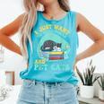 I Just Want To Read Books And Pet Cats Cat Book Lovers Comfort Colors Tank Top Light Green I Just Want To Read Books And Pet Cats Cat Book Lovers Comfort Colors Tank Top Light Green