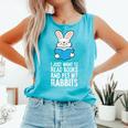 I Just Want To Read Books And Pet My Rabbit Comfort Colors Tank Top Light Green I Just Want To Read Books And Pet My Rabbit Comfort Colors Tank Top Light Green