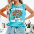Librarian Reading Books Lover Library Comfort Colors Tank Top Light Green