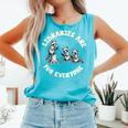 Libraries Are For Everyone Read Banned Book Librarian Reader Comfort Colors Tank Top Light Green