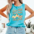 Love God Drink Coffee Read Books Christian Tee Comfort Colors Tank Top Light Green