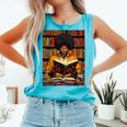 Man Reading Book Black History Month Book Lover Afro Comfort Colors Tank Top Light Green Man Reading Book Black History Month Book Lover Afro Comfort Colors Tank Top Light Green