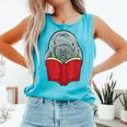 Manatee Reading Books Sea Animal Manatee Comfort Colors Tank Top Light Green Manatee Reading Books Sea Animal Manatee Comfort Colors Tank Top Light Green