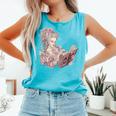 Marie Antoinette Reading A Book Comfort Colors Tank Top Light Green