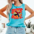 Marvel Spider-Man Peter Parker Comic Book Letter Logo Comfort Colors Tank Top Light Green