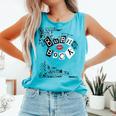 Mean Girls Burn Book Cover Art Comfort Colors Tank Top Light Green