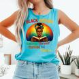 Melanin Honoring Past Inspiring Pride Book Month Comfort Colors Tank Top Light Green