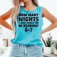 How Many Nights A Week Should You Be Reading 6-7 Book Lover Premium Tri-Blend Comfort Colors Tank Top Light Green How Many Nights A Week Should You Be Reading 6-7 Book Lover Premium Tri-Blend Comfort Colors Tank Top Light Green