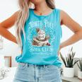 North Pole Book Club Hot Cocoa Served Daily Comfort Colors Tank Top Light Green North Pole Book Club Hot Cocoa Served Daily Comfort Colors Tank Top Light Green