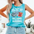 Nothing Beats Reading Rock Paper Scissors Book Lover Comfort Colors Tank Top Light Green Nothing Beats Reading Rock Paper Scissors Book Lover Comfort Colors Tank Top Light Green