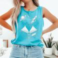 Novelty Universe Books Galaxy Adventure Drawing Women Men Comfort Colors Tank Top Light Green