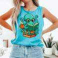 Octopus Reading Book Reading Bookworm Reader Comfort Colors Tank Top Light Green Octopus Reading Book Reading Bookworm Reader Comfort Colors Tank Top Light Green