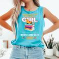 Once Upon A Time There Was A Girl Who Loves Books And Cats Comfort Colors Tank Top Light Green Once Upon A Time There Was A Girl Who Loves Books And Cats Comfort Colors Tank Top Light Green