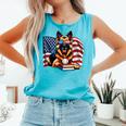 Patriotic German Shepherd Dog Books Baseball American Flag Comfort Colors Tank Top Light Green Patriotic German Shepherd Dog Books Baseball American Flag Comfort Colors Tank Top Light Green
