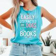 Pet Lover Easily Distracted By Dogs And Books Joke Men Comfort Colors Tank Top Light Green Pet Lover Easily Distracted By Dogs And Books Joke Men Comfort Colors Tank Top Light Green