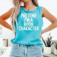 Pretend I'm A Book Character Costumes For Kids Halloween Comfort Colors Tank Top Light Green
