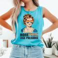 Pride And Prejudice Book Jane Austen Merch LGBTQ Comfort Colors Tank Top Light Green