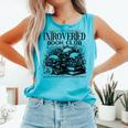 Proudly Anti Social Member Of The Introverted Book Club Comfort Colors Tank Top Light Green