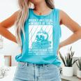 PROUDLY ANTI-SOCIAL MEMBER OF THE Introverted Book Club Comfort Colors Tank Top Light Green