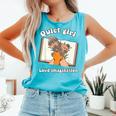 Quiet Girl Loud Imagination Book Lover Bookworm Reader Comfort Colors Tank Top Light Green Quiet Girl Loud Imagination Book Lover Bookworm Reader Comfort Colors Tank Top Light Green