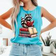 Raccoon Reading Books Matching Bookworm Readers Librarian Comfort Colors Tank Top Light Green Raccoon Reading Books Matching Bookworm Readers Librarian Comfort Colors Tank Top Light Green