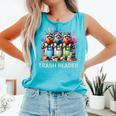 Racoons Trash Reader Book Lover Romantic Novels Premium Comfort Colors Tank Top Light Green