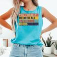 Rare Book Collector Antiquarian Antique Books Collecting Comfort Colors Tank Top Light Green