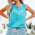 There Is No Such Thing As Too Many Books Bibliophile Comfort Colors Tank Top Light Green