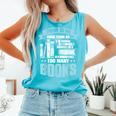 There Is No Such Thing As Too Many Books Shirt Bookish Comfort Colors Tank Top Light Green
