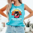 Read Books Drink Coffee Fight Evil Cat Premium Comfort Colors Tank Top Light Green Read Books Drink Coffee Fight Evil Cat Premium Comfort Colors Tank Top Light Green