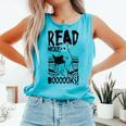 Read More Books Ghost Halloween Reading Teacher Literacy Comfort Colors Tank Top Light Green Read More Books Ghost Halloween Reading Teacher Literacy Comfort Colors Tank Top Light Green
