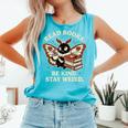 Read Books Be Kind Stay Weird Moth Coffee Lover Reading Comfort Colors Tank Top Light Green Read Books Be Kind Stay Weird Moth Coffee Lover Reading Comfort Colors Tank Top Light Green