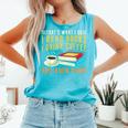 That What i Do i Read Books And i Know Things Coffee Reading Comfort Colors Tank Top Light Green