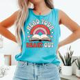 Read Your Heart Out Book Lovers Emotional Fall Vibes Comfort Colors Tank Top Light Green