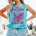 Read Your Heart Out Valentines Day Book Lover Bookish Teach Comfort Colors Tank Top Light Green