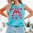 Read Your Heart Out Valentines Day Teachers Book Lovers Comfort Colors Tank Top Light Green
