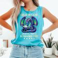 I Read Because Roasting People Is Frowned Upon Dragons Books Comfort Colors Tank Top Light Green